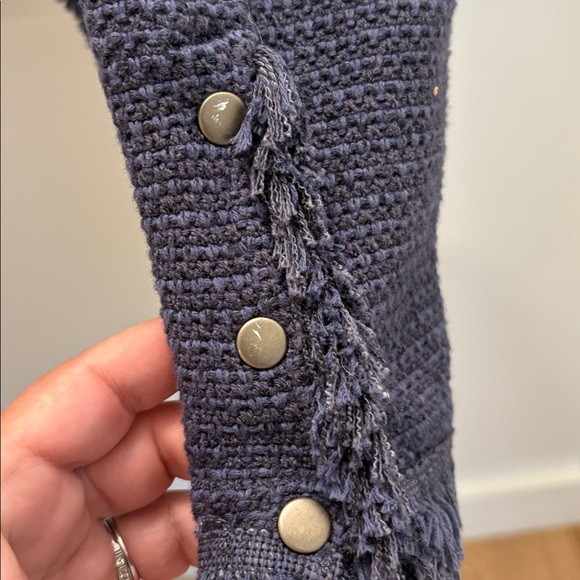 Nic + Zoe Fringe Mix Knit Jacket - Picture 6 of 10